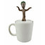 Guardians Of The Galaxy Dancing Baby Groot Mug White/Brown (One Size)