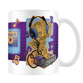 Guardians Of The Galaxy I Am Groot Cette Mug White/Purple/Brown (One Size)