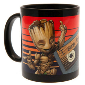 Guardians Of The Galaxy I Am Groot Mug Black/Red (One Size)