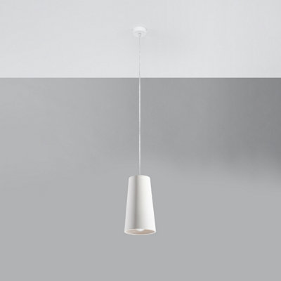 Gulcan Ceramic White 1 Light Classic Pendant Ceiling Light