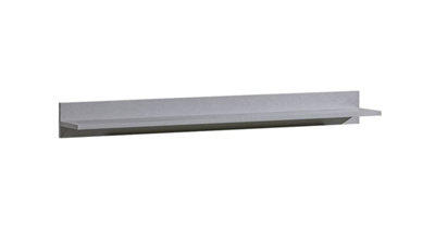 Gumi G9 Wall Shelf - Sleek Organisation in White Matt & Anthracite, H120mm W1100mm D180mm