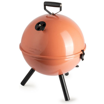 Gusta Table Top BBQ Ball Grill 30.5cm Rose | DIY at B&Q