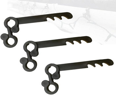 Gutter Brush and Mesh Clips Pack of 20 & Christmas Light gutter clips