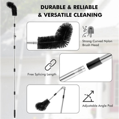 Gutter Cleaner 4M Telescopic Roof Gutter Cleaning Tools Kit Gutter ...