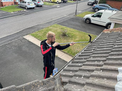 Gutter Cleaning Tool Scraper tool with extension pole