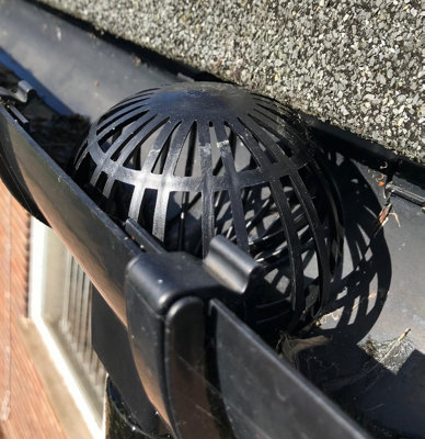 Gutter Downpipe Filter Guard Leaf and Debris Protection (Set of 2)