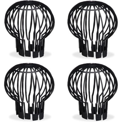 Gutter filter practical set of 4 plastic sieve protection water flow 12 ...
