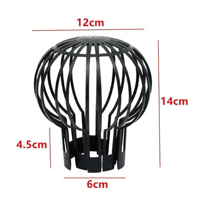 Gutter filter practical set of 4 plastic sieve protection water flow 12 ...
