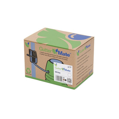 Gutter Mate Rainwater Diverter and Filter - White