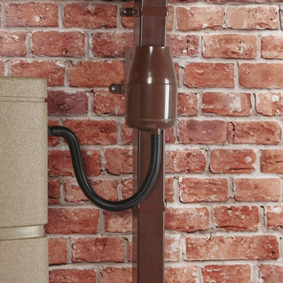 Gutter Mate Rainwater Diverter - Brown