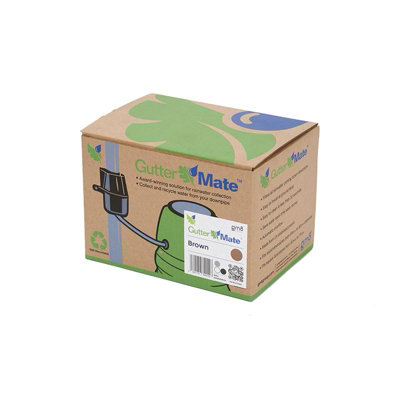 Gutter Mate Rainwater Diverter - Brown