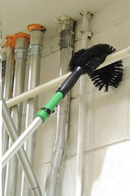 Gutter & Pipe Cleaning Duster Brush: Flexible Professional Quality Fits ...