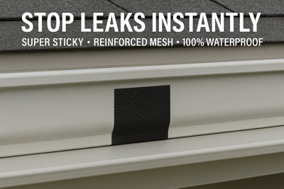 Gutter Repair Patch Heavy Duty Waterproof Self-Adhesive Leaks, Cracks ...