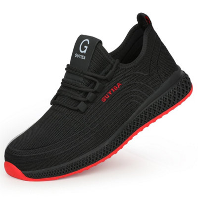 GUYISA A107 Men's Safety Air Trainers Steel Toe, Lightweight, Water Resistant