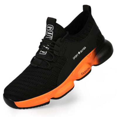 GUYISA A40 Men's Safety Steel Toe Cap Boots Trainers Shoes Sneakers Water Resistant