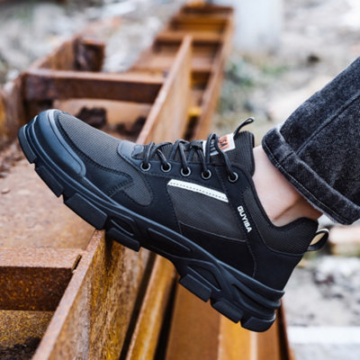 SDEQA] Steel Toe Cap Trainer Men's Winter Safety Boots PU Safety Shoes