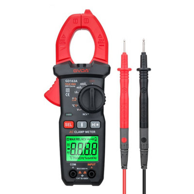 GVDA GD163A Digital Mini AC DC Clamp Meter