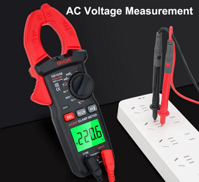 GVDA GD163B Digital Mini AC DC Clamp Meter
