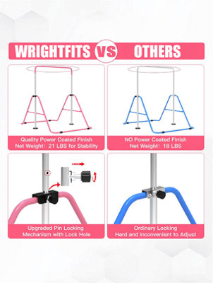 Gymnastics Bar - Training Gymnastics Equipment for Kids - Adjustable ...