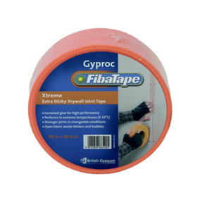 Gyproc Fibatape Drywall Joint Tape Red (One Size)