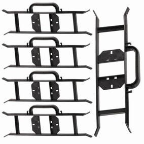 H Frame Cable Tidy Storage Holder Keep Your Cables Neat and Tangle-Free with Built-in Plug Holders and Cable Clips Pack of 5