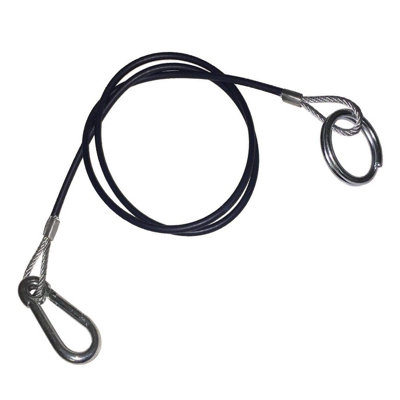 H-Smart Breakaway Brake Safety Cable 1 Metre Coupling for Towing Trailers and Caravans