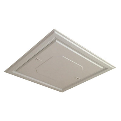 H-Smart Manthorpe GL260 Push Up White Loft Trap Door and Frame 562 x 562mm Insulated Hatch