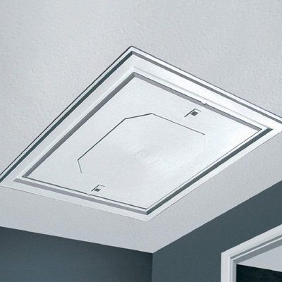 H-Smart Manthorpe GL260 Push Up White Loft Trap Door and Frame 562 x 562mm Insulated Hatch