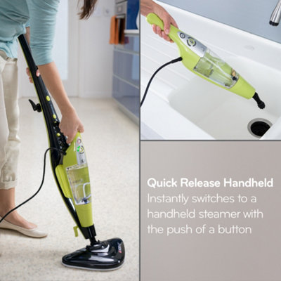 H2O HD 5 in 1 Steam Mop & Handheld Steam Cleaner