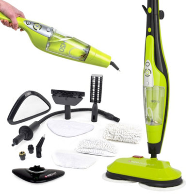 H2O HD Dual Buff 8 in 1 Steam Mop & Handheld Steam Cleaner