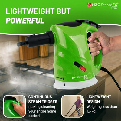 H2O Steam FX Pro Heavy Duty Outdoor Cleaner - Steam Mop - 5 in 1