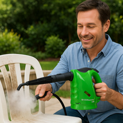 H2O Steam FX Pro Heavy Duty Outdoor Cleaner - Steam Mop - 5 in 1
