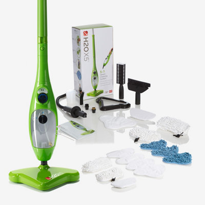 H2O X5 Deluxe Steam Mop & Handheld Steam Cleaner