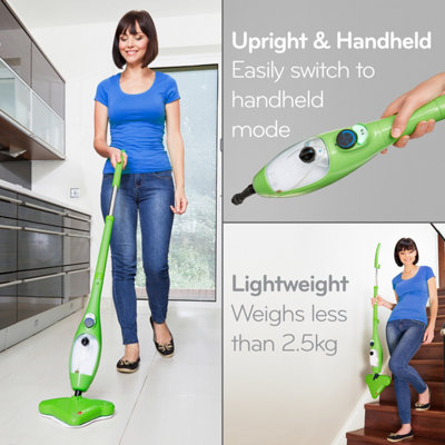 H2O X5 Deluxe Steam Mop & Handheld Steam Cleaner