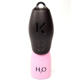 H2O4K9 Portable Dog Drinking Bottle Pet Water Bottle Stainless Steel