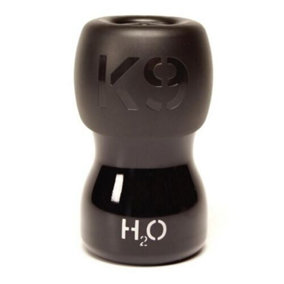 H2O4K9 Portable Pet Dog Drinking Water Bottle Stainless Steel 270ml Black