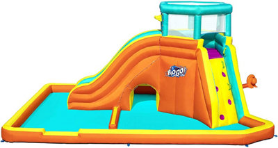 H2OGO 5.65m x 3.73m x 2.65m Tidal Tower Mega Inflatable Kids Water Slide Park