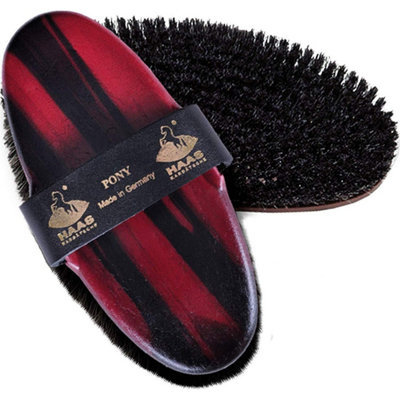 Haas Pony Body Brush Black/Red (One Size) Price Comparisons | Compare The Build