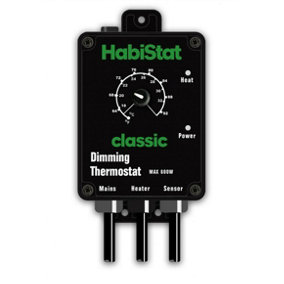 HabiStat Dimming Thermostat 600w - Black