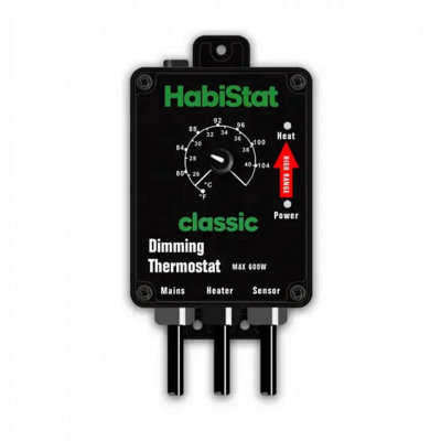 HabiStat High Range Dimmer Thermostat - Black Price Comparisons | Compare The Build