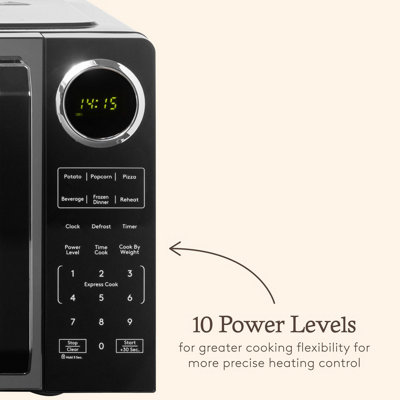 Haden 23L 900W Digital Black Microwave