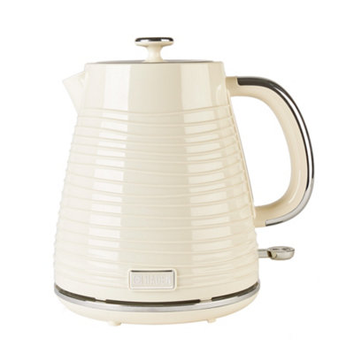 Haden Devon Cream Kettle - Electric Fast Boil Kettle, 1.7L Capacity, BPA-Free Kettle, Auto-shutoff & Boil-Dry Protection