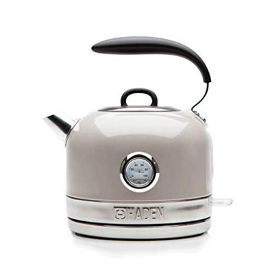 HADEN Jersey Putty Kettle Traditional Electric Fast Boil Kettle 3000W, 1.7 Litre DIY at B&Q