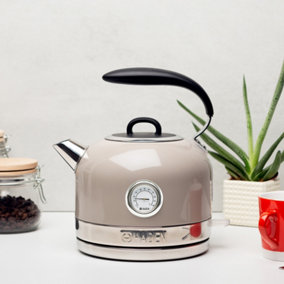 HADEN Jersey Putty Kettle - Traditional Electric Fast Boil Kettle - 3000W, 1.7 Litre