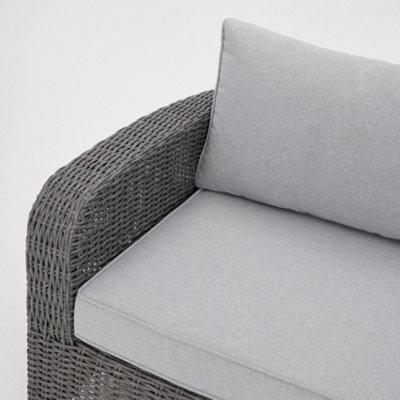 Hadley 9 Seater U Shape Garden Sofa Set with Rising Table - 3