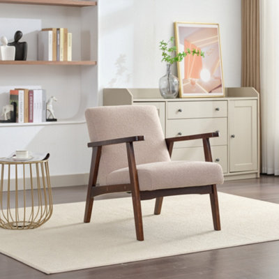 Brown pattern accent deals chair