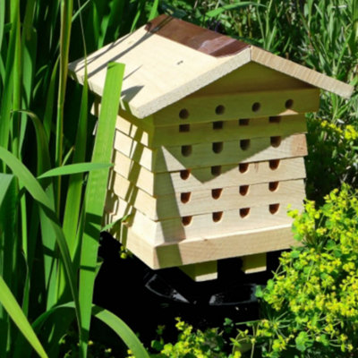 Hagens Wooden Stacking Solitary Bee Hive B0001