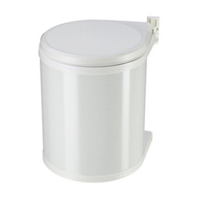 Hailo Compact-Box 15L Kitchen Waste Bin - White