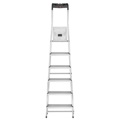 Hailo L60 Aluminium Step Ladders - 6 Treads