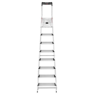 Hailo L80 Comfortline Step Ladder Deep Safety Step - 8 Tread